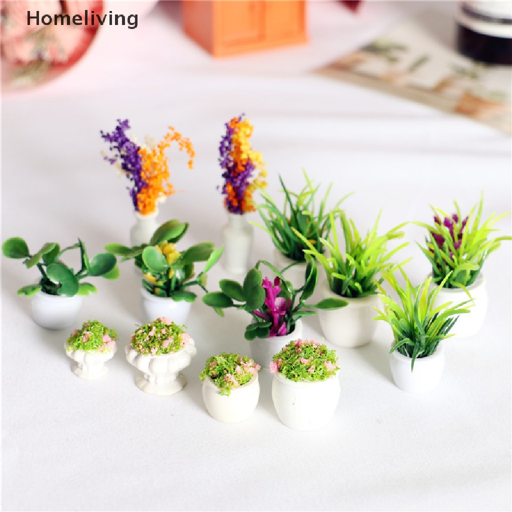 Chậu Cây Mini 12 Kiểu 1: 12 Thân Thiện Với Môi Trường Trang Trí Nhà Búp Bê