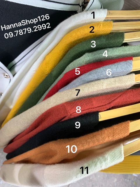 Áo len cardigan dáng ngắn khuy gỗ hàng sịn Quảng Châu | BigBuy360 - bigbuy360.vn