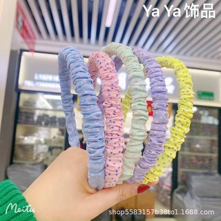 Bờm vải nhún in hình