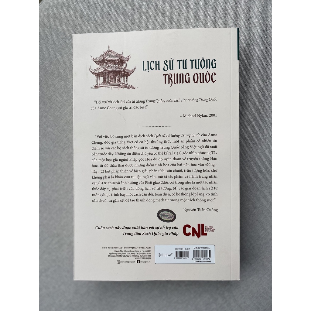 [LIFEMALL25015 - 12% đơn 250K] Sách - Lịch Sử Tư Tưởng Trung Quốc (Bìa Mềm)