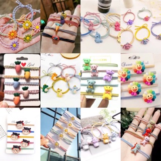 Cột tóc dễ thương nhiều mẫu
