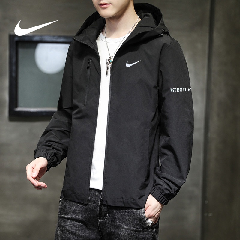 Áo khoác gió thể thao 100% chính hãng Nike thời trang xuân thu cho cặp đôi