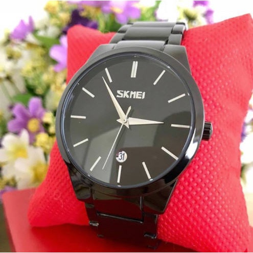 Đồng hồ nam chống nước Skmei dây thép không gỉ có lịch ngày