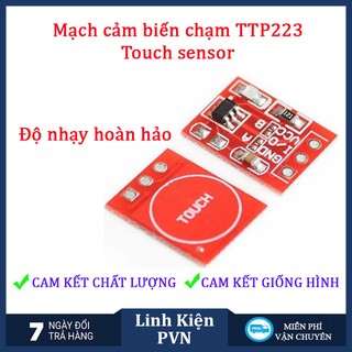 Mạch cảm biến chạm TTP223 11*14mm - Touch Sensor