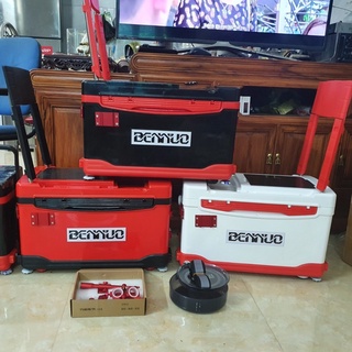 Thùng Câu Đài Đa Năng Thể Tích 32L giữ nhiệt cực tốt, giải quyết mọi địa hình khi đi câu cá MC-5