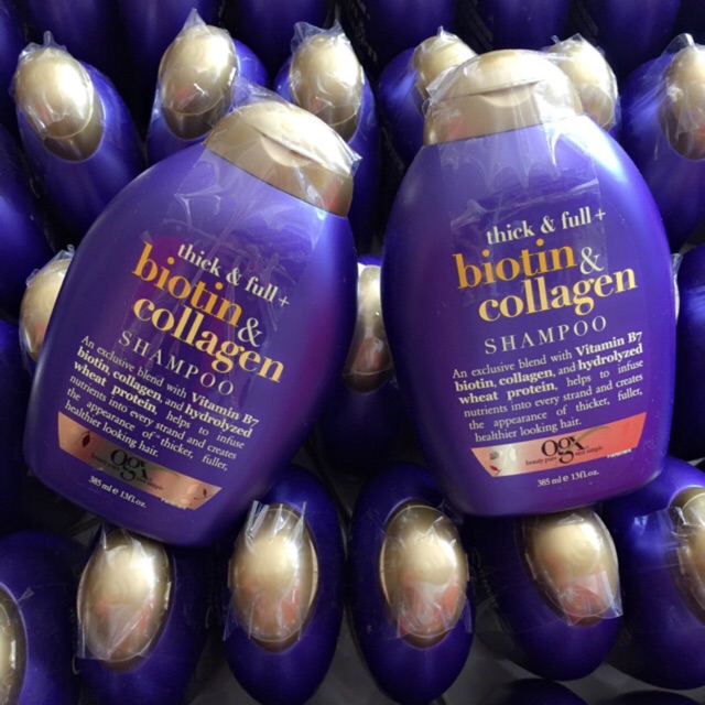 Dầu gội/ xả OGX Thick & Full Biotin & Collagen