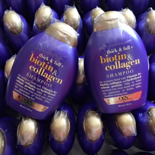 Dầu gội/ xả ogx thick & full biotin & collagen