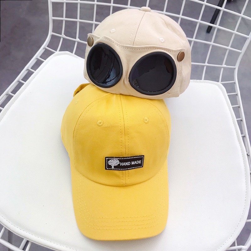 Mũ lưỡi trai phi công kèm kính thời trang