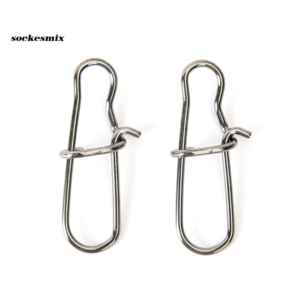 Set 100 Khoen Móc Câu Cá Bằng Thép Không Gỉ