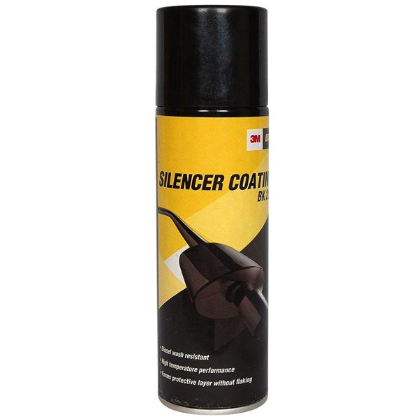 3M Silencer Coating SL 250 BK250, Sơn phủ chống sét chịu nhiệt độ cao bảo vệ Pô ống xả, 250ml