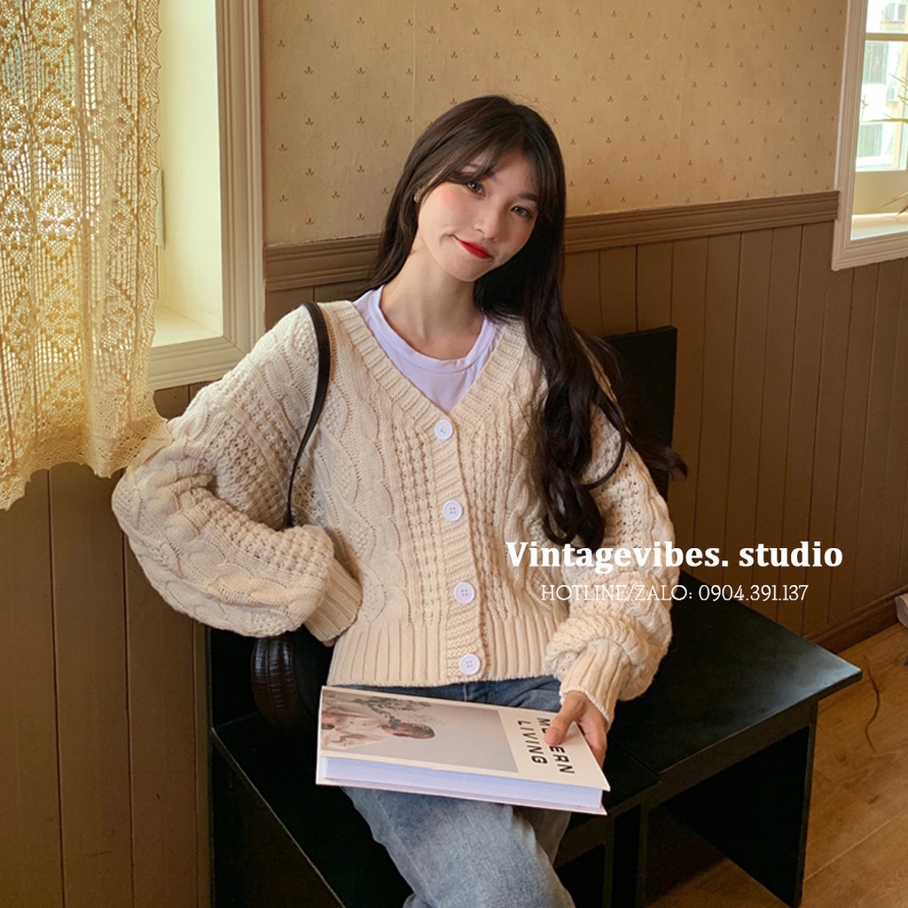 🚛[FREESHIP] Áo khoác cardigan len thừng Ulzzang (hàng QC) - ẢNH THẬT | BigBuy360 - bigbuy360.vn