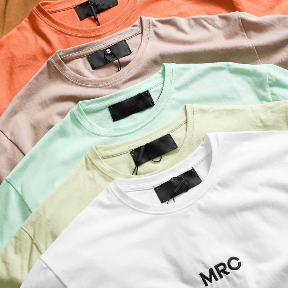Áo thun cổ tròn UNISEX thêu chữ nổi MRC 2106012 vải Cotton co giãn, dày dặn, form rộng - CUONG STORE | BigBuy360 - bigbuy360.vn