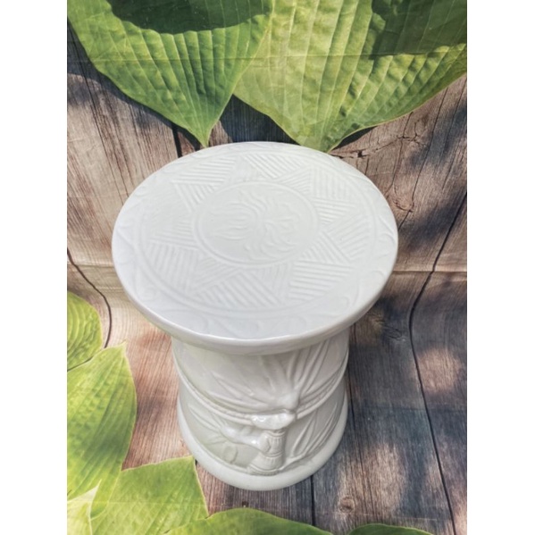 Đôn gốm trúc nổi gốm sứ Thuận An Phát Bát Tràng