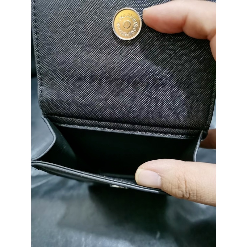Túi Đeo Chéo Nhỏ Màu Đen Đựng Điện Thoại Thời Trang Cho Nam Nữ