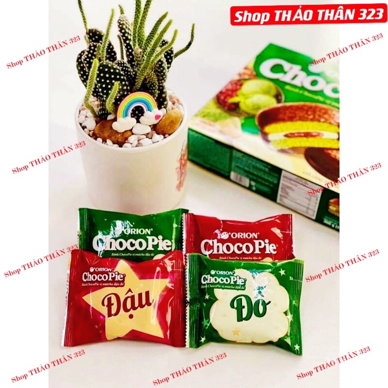 Bánh ChocoPie Matcha Đậu Đỏ (12 gói) 360g