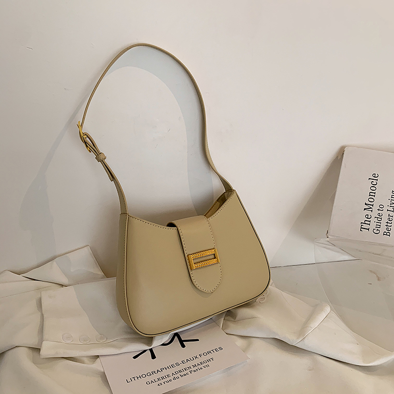 Ielgy Niche Túi Xách Đeo Vai Màu Trắng Thời Trang Mùa Hè Phổ Biến