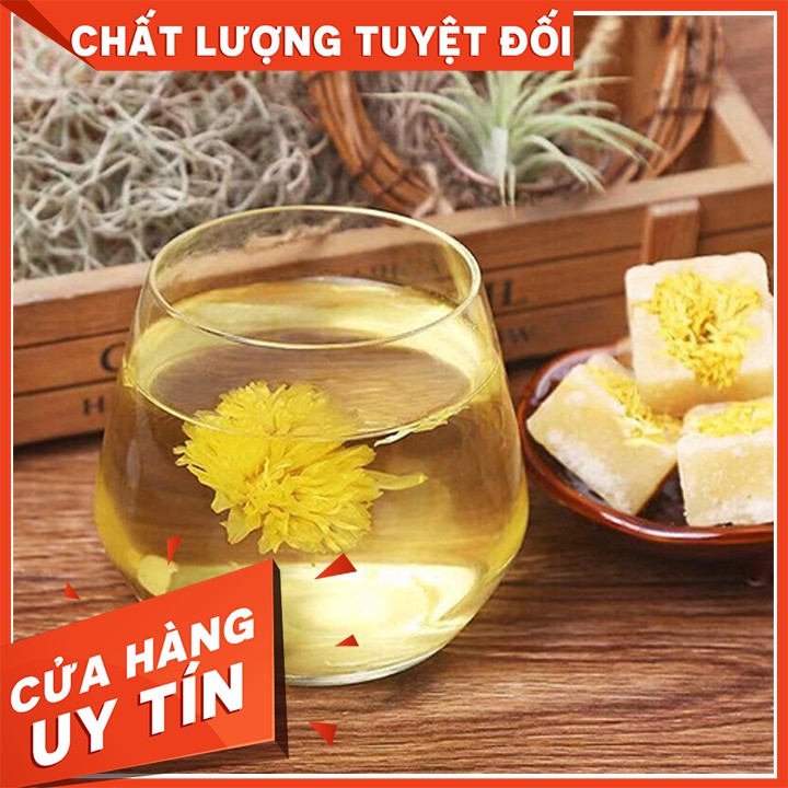 (video + ảnh thật ) trà hoa cúc đường phèn mật ong loại ngon (500g) | BigBuy360 - bigbuy360.vn