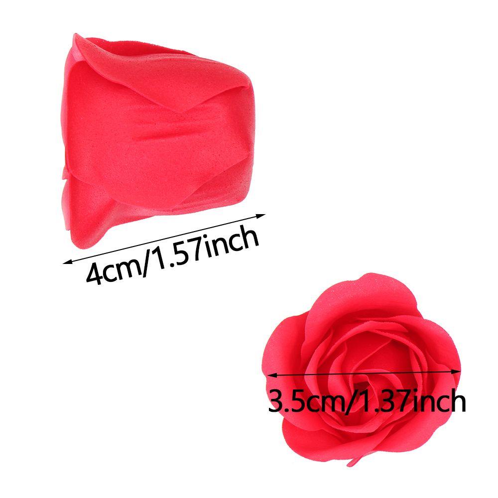 KUNHEV Set 81 Bông Hoa Hồng Sáp Lãng Mạn Trang Trí Tiệc Cưới / Valentine