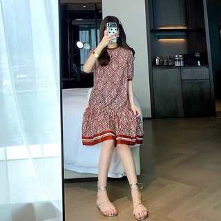 Đầm bầu thiết kế Bauqueen Váy bầu suông xinh trời trang