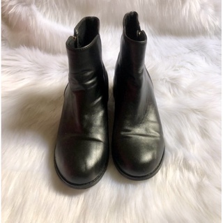 💚👢 (Giày si nữ hiệu vintage- secondhand) Giày bốt da nữ hiệu Nhật•