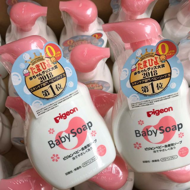 Sữa tắm sơ sinh Pigeon Baby Soap Nhật Bản 500ml