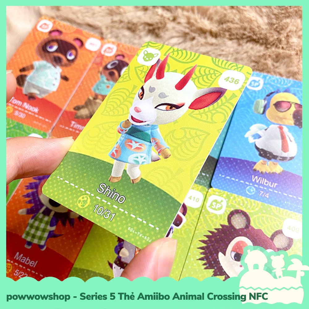 [Sẵn VN - Hỏa Tốc] SERIES 5 - Thẻ Amiibo NFC UV Cán Mờ Game Animal Crossing Horizons Trên Hệ Máy Nintendo Switch | BigBuy360 - bigbuy360.vn