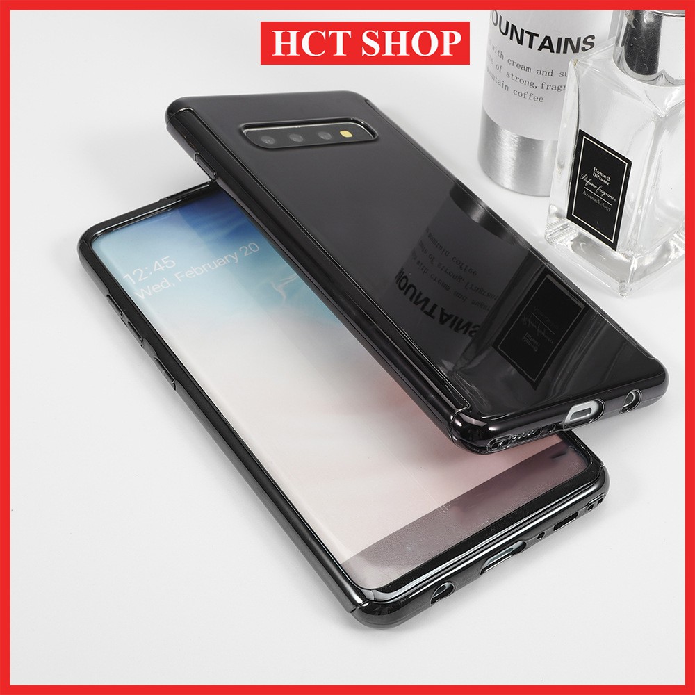 Ốp lưng Samsung S8+ S9+ S10+ tráng gương 2 mặt bảo vệ toàn diện 360