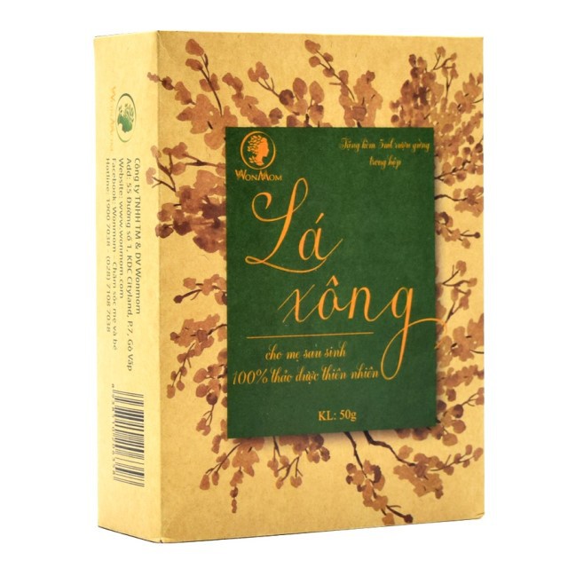 Lá xông toàn thân thảo dược cho Mẹ sau sinh 70g - Wonmom (Việt Nam)