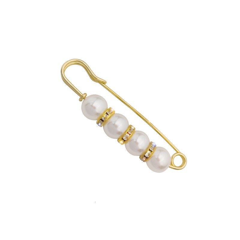 Ghim Cài Thắt Lưng Cố Định Đính Ngọc Trai Cao Cấp Sang Trọng