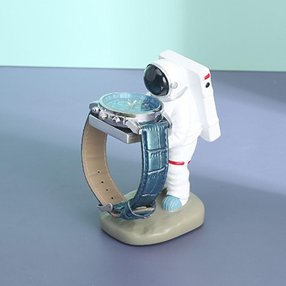Giá Đỡ Trưng Bày Đồng Hồ Trang Sức Hình Phi Hành Gia Bằng Nhựa Resin Ốp