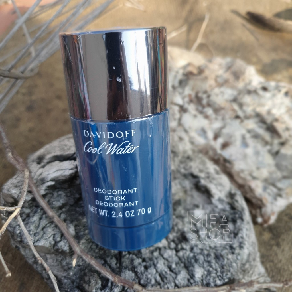 Lăn khử mùi nam cao cấp Davidoff Cool Water alcohol free deodorant stick 70g (Mỹ)