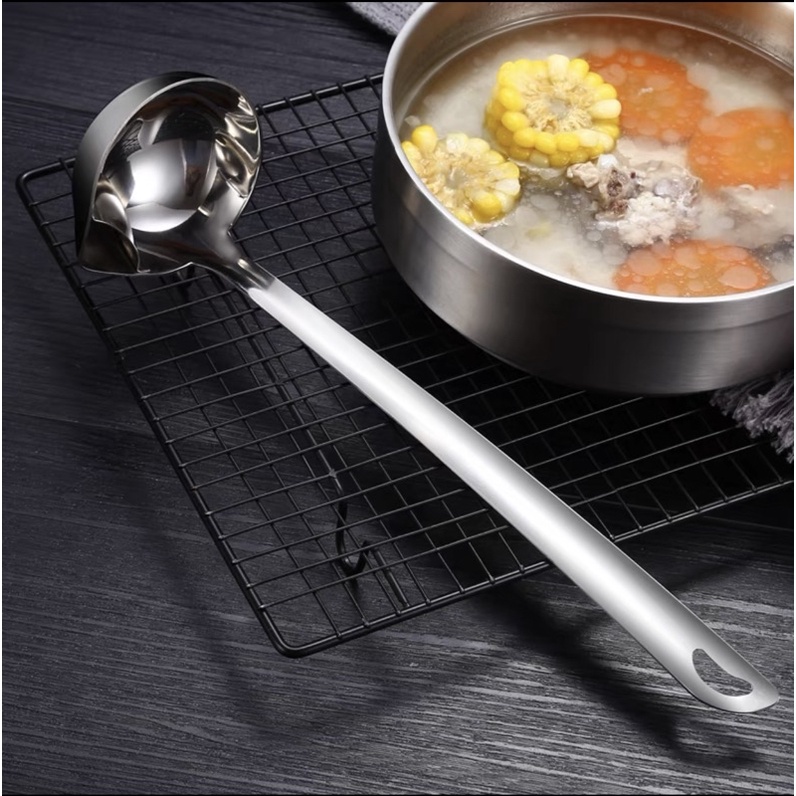 Muỗng canh lọc dầu mỡ thông minh inox 304