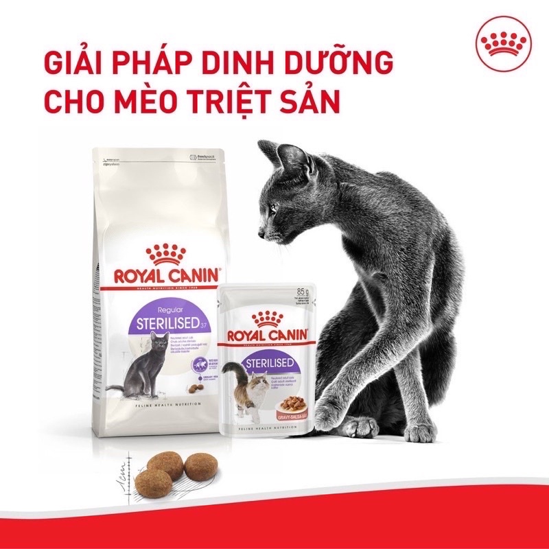 [ 85gr ] Pate Royal Canin Sterilised Cho Mèo Triệt Sản Trưởng Thành
