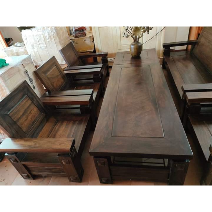 Bàn Ghế Gỗ Phòng Khách WOODEN HOUSE