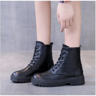 (Hàng Đẹp + SẴN)Boot đen cao cổ đế cao uzzlang siêu xịn🔥?🔥