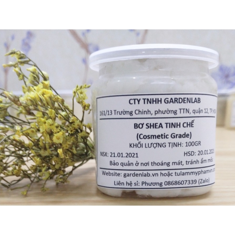 100GR Shea Butter Tinh Chế - Bơ Hạt Mỡ Nguyên Chất