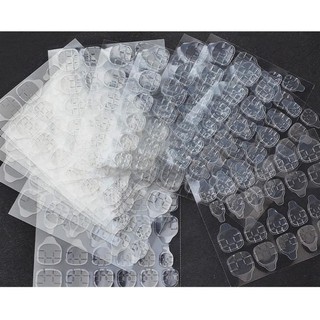 SET 50 Miếng Dán Móng 24 Sticker Dán Móng Tay Bằng silicon