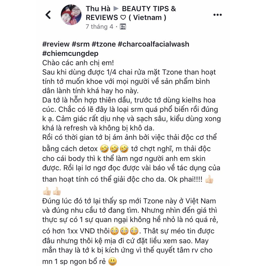 Gel rửa mặt sạch sâu than hoạt tính T-Zone Charcoal Facial Wash 200ml | BigBuy360 - bigbuy360.vn