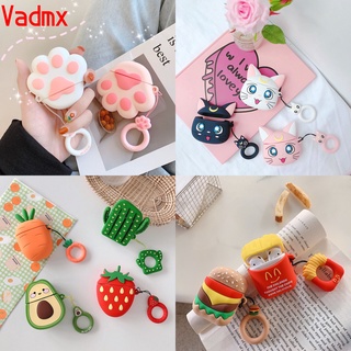 Vỏ Bảo Vệ Hộp Sạc Tai Nghe Airpods 1 / 2 Hình Trái Cây 3d Xinh Xắn