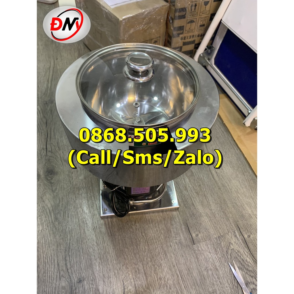MÁY XAY GIÒ CHẢ CHÂN INOX 1.1KW – NỒI 22CM – 1.5KG/LẦN CÓ BAO ĐÁ