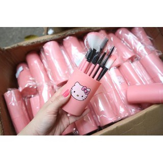Bộ cọ trang điểm 12 cây hello kitty