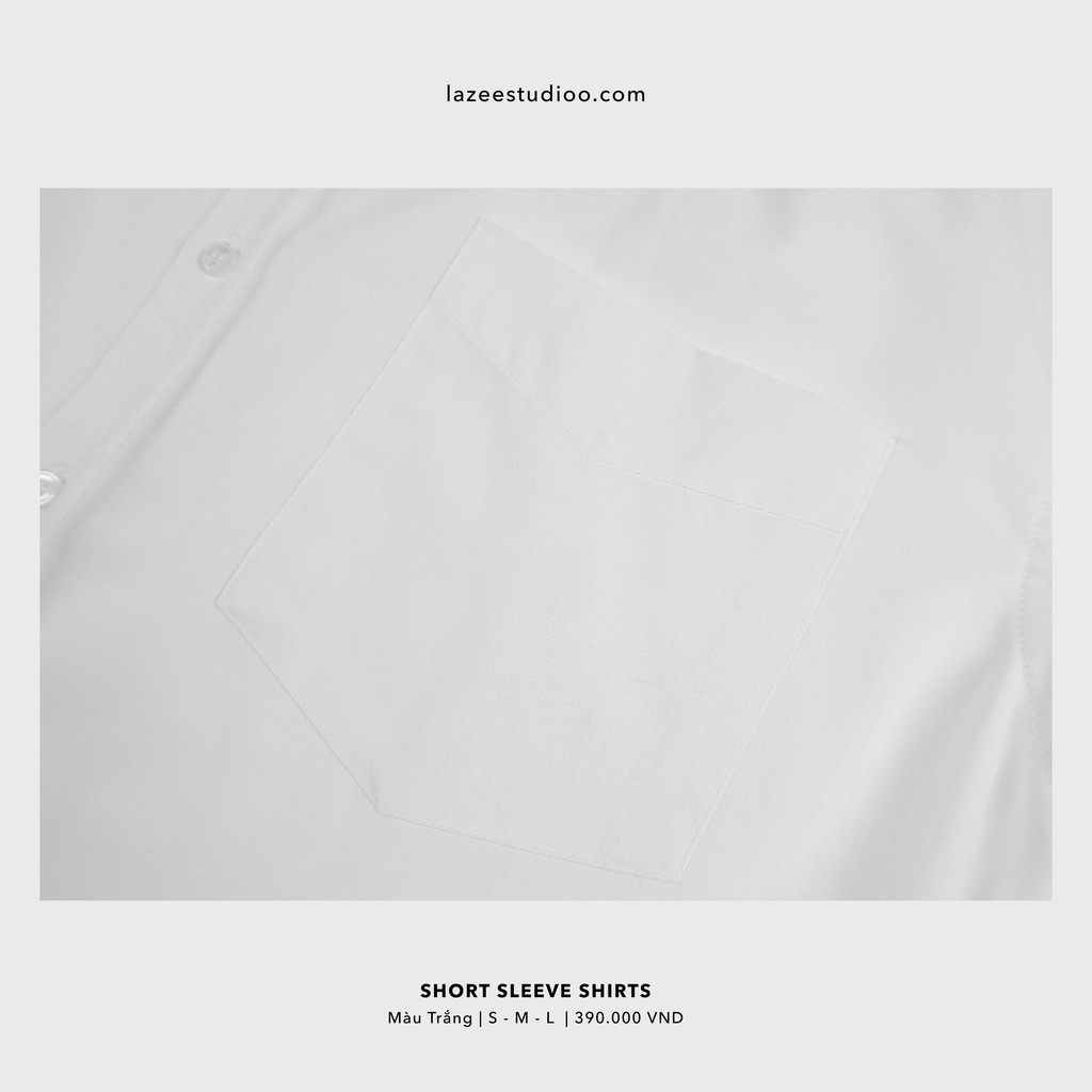 Áo Sơ Mi - LAZEE SHIRT | LAZEE STUDIOO | Trắng - Đen