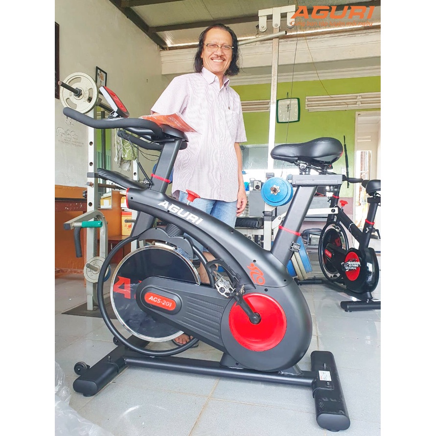 Xe đạp tập gym AGURI AGS-201 khỏe khoắn, năng động, tăng cơ giảm mỡ hiệu quả