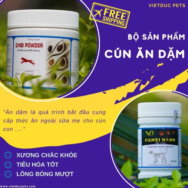 Combo chó con ăn dặm, chó mẹ bầu