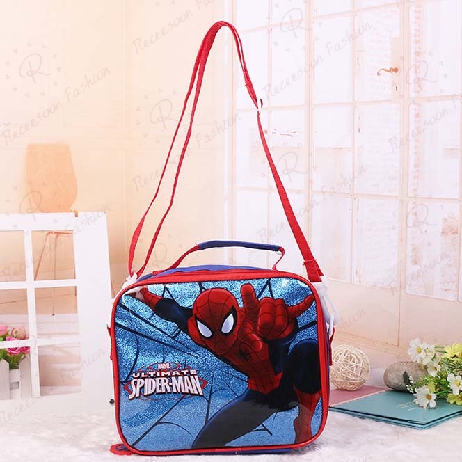 Túi đựng đồ ăn trưa hình Disney Spider-Man Frozen