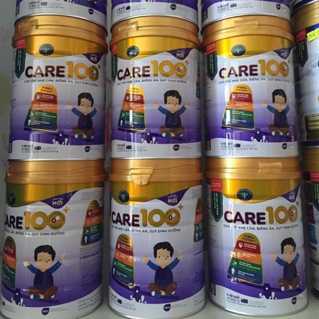 Sữa Care 100 mẫu mới 900g date mới nhất