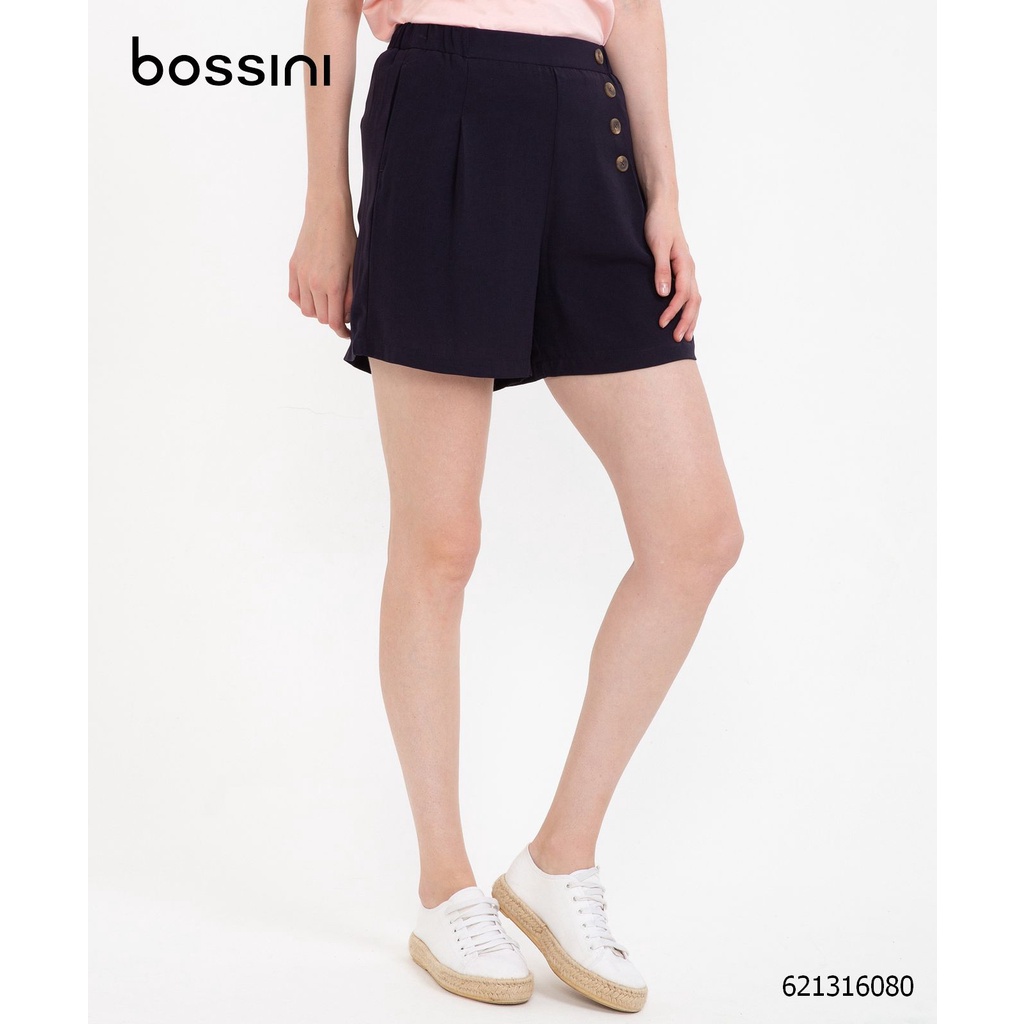 [Mã LT50 giảm 50k đơn 250k] Quần ngắn lưng thun chất liệu polyester nữ Bossini 621316080