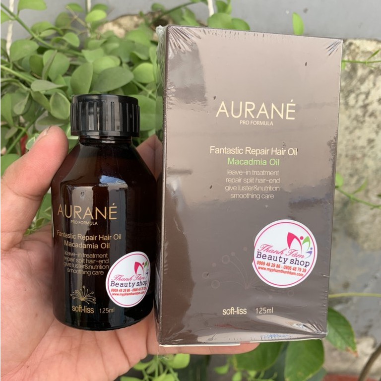 Tinh dầu dưỡng bóng tóc Softliss Macadamia Hair Oil Aurane 125ml (loại mới)