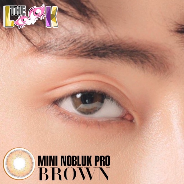 Kính Áp Tròng The Look Premium - Mini Nobluk Brown