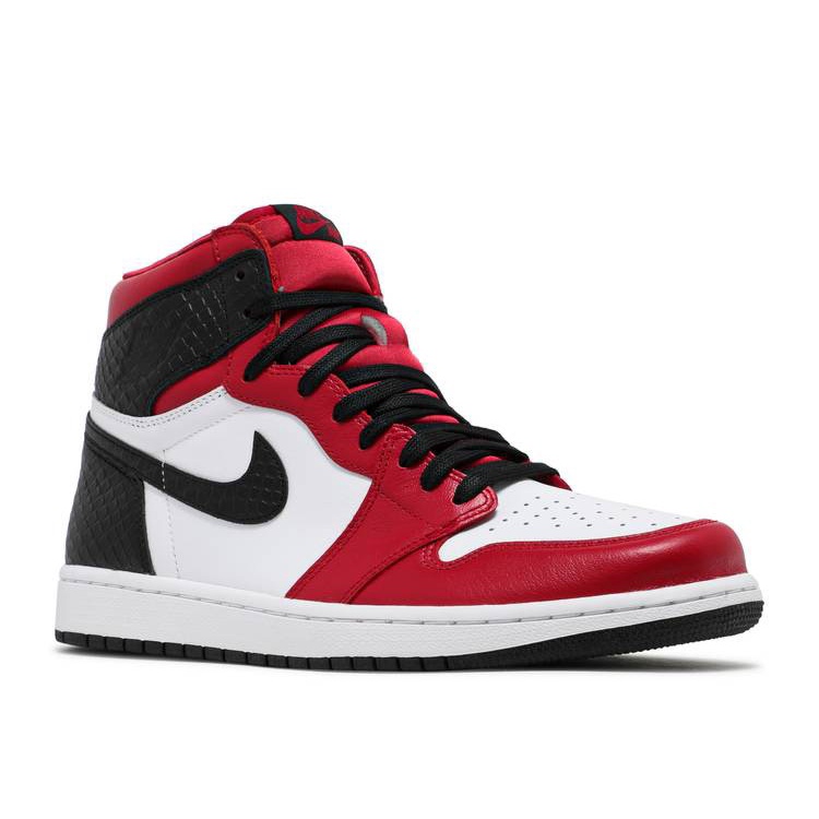 Giày AIR JORDAN 1 RETRO HIGH OG 'SATIN RED' Cao Cổ Đỏ Đen